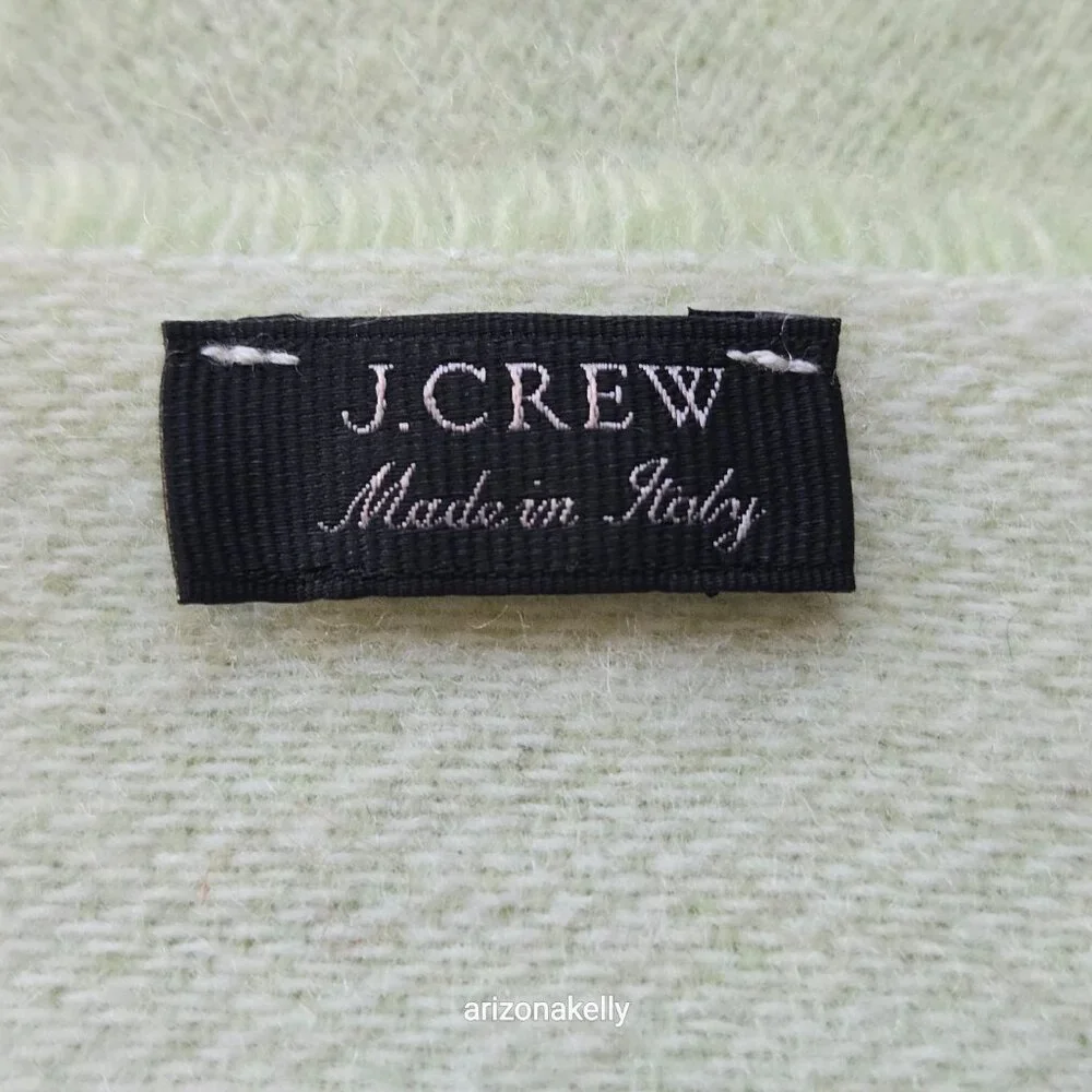 NWOT J. Crew Scarf With Ombre Stripes Italy Wool Blend